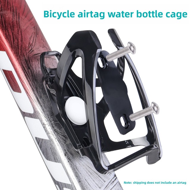 Bicycle GPS Tracker Mount Hidden Water Bottle Bike Mount Bike Bottle Holder for AirTag with Anti-Theft Screw