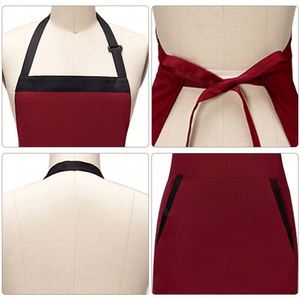 360g Woven Fabric Professional Women's Chef <b>Kitchen</b> <b>Apron</b> Custom Design Oil & Water Resistant Heavy Duty Stain Cleaning - Product Image 4