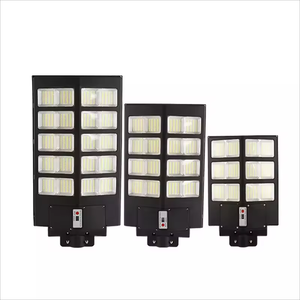Lámpara Solar con Sensor <span class=keywords><strong>de</strong></span> Movimiento, Marco <span class=keywords><strong>de</strong></span> Aluminio, 6500K, ABS, Impermeable IP66, 600W, Todo en Uno, para Jardín y Carretera, al Mejor Precio - Product Image 1