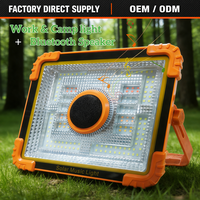 Altavoz Solar OTHC con Luz LED, Directo de Fábrica, OEM/ODM, Impermeable, Cinco Niveles de Atenuación, Recargable por USB, para Obras de Construcción