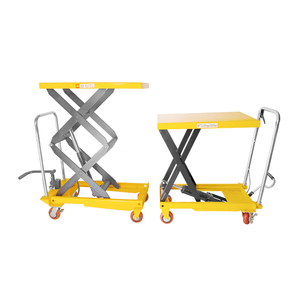 Kleine 0.9M Schaarlift Karretje <span class=keywords><strong>Trolley</strong></span> 300Kg 500Kg Handmatige Hantering Lifter - Product Image 1