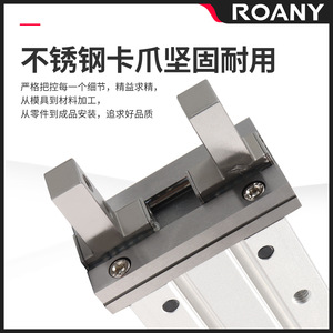 Cylindre pneumatique à doigt Mhz2 16D, corps en aluminium, double action, connexion filetée avec fonction magnétique - Product Image 5