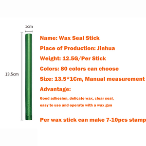 أفضل مبيعات أعواد شمع الختم بـ 122 لونًا، شمع ختم رجعي للاستخدام مع مسدس الغراء وختم الشمع - Product Image 4