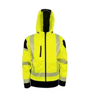 Sudadera CON CAPUCHA DE SEGURIDAD reflectante de alta visibilidad para hombre OEM ANSI de varios estilos de fabricante - Product Image 1