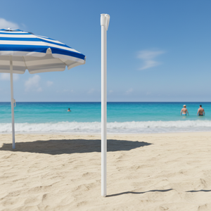 Palo di ricambio in alluminio da 32x112 cm per ombrellone da spiaggia, resistente e leggero - Product Image 3