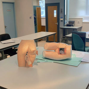 Mannequin médical de simulateur d'examen anorectal en PVC pour la <span class=keywords><strong>formation</strong></span> d'infirmière et d'hôpital aidant la <span class=keywords><strong>formation</strong></span> de lavement de défécation - Product Image 5