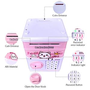 शीर्ष गुणवत्ता वाले इलेक्ट्रॉनिक सुरक्षित बड़ी बचत बॉक्स मनी पागी बैंक पैसे के लिए सुरक्षित बॉक्स इलेक्ट्रॉनिक एटम कबूतर बैंक - Product Image 4
