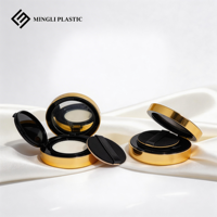 Boîte en plastique à coussin d'air 15g, ronde, vide, pour fond de teint, poudre cosmétique, conteneur de crème BB, miroir, éponge, recyclable PP