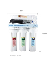 Oem Cina Alkaline seluruh rumah Undersink fluorida penghapusan sistem Filter air pemurni air