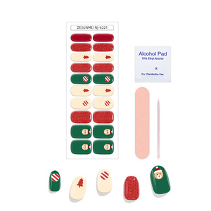 Tiras de Gel UV Semi-Curado 3D para Uñas en Caja, Estilo Salón, Adhesivos de Belleza para Uñas, Manicura Duradera, Adhesivos de Gel para Uñas DIY - Product Image 3