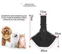 Sacs de transport portables pour animaux de compagnie, sacs à bandoulière en coton pour chiens, sacs pour chats en gros
