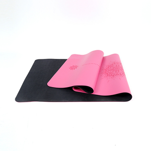 Alfombrilla de yoga con estampado digital de goma pu antideslizante con logotipo personalizado ecológico de 72 pulgadas - Product Image 5