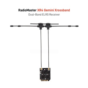Ricevitore RadioMaster XR4 Gemini Xrossband Dual-Band ExpressLRS <span class=keywords><strong>2</strong></span>.4GHz 900MHz LR1121 per Droni FPV - Product Image 1
