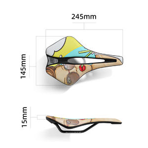 <span class=keywords><strong>Selle</strong></span> de vélo <span class=keywords><strong>ultra</strong></span> légère et respirante - Siège de vélo imperméable rembourré en EVA avec découpe de ventilation - Product Image 3