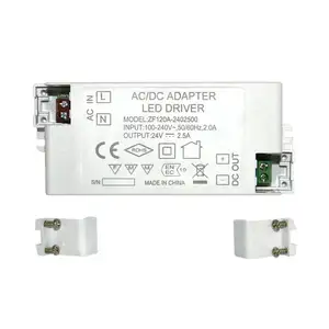 RU UL FCC CE ROHS承認IP20設計チャネル単一出力電源定電圧36V1.5A54W超薄型LEDドライバー