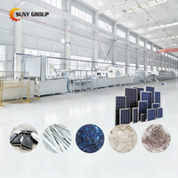 Équipement de recyclage de modules photovoltaïques Système de pyrolyse de panneaux solaires Traitement au gaz fluoré ISO9001 SUNY ZY-PVR-F60 50-60 pièces/h