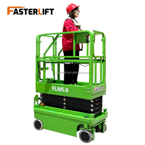 半電動ミニリフター 5m 6m 6.8m CE認証 油圧式モバイルシザーリフトプラットフォーム - Product Image 6