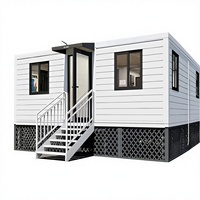 Conteneur extensible personnalisable de 20 pieds, structure en acier traditionnelle, conteneur facile à installer, maison en conteneur