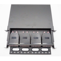 Type coulissant extérieur monté en rack 1U 19 pouces 48 cœurs ou 96 cœurs haute densité ODF LC MPO MTP Cassettes à fibre optique