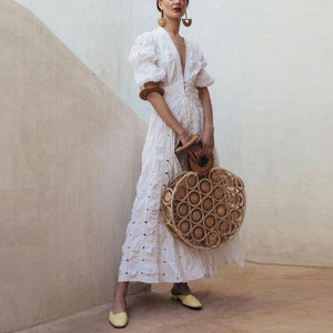 Dq367 último producto elegante perlas blancas liguero largo <span class=keywords><strong>photoshot</strong></span> desfile vestido sin espalda ropa activa para fiesta nocturna - Product Image 2