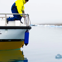 Bouée gonflable robuste en PVC Florescence avec œillets renforcés, résistante aux UV, marqueur flottant pour utilisation en amarrage maritime ISO9001