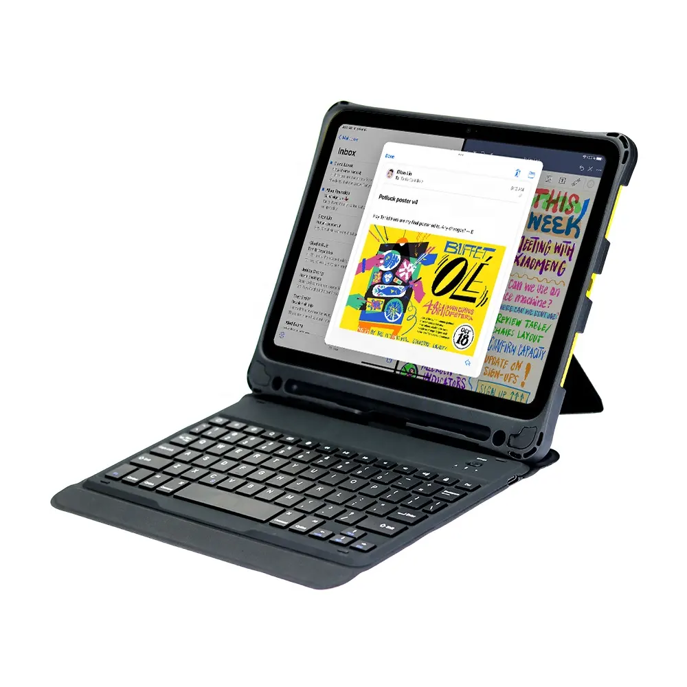 OEM 11 Zoll ROHS Bluetooth Tastatur hülle für iPad Pro 11 Stoß feste Magnet abdeckung für iPad 12.9 mit Tastatur stift halter
