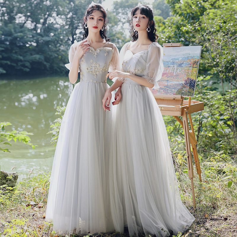 Elegant Wedding Party Prom Evening Dress Fairy Bridesmaid Dresses