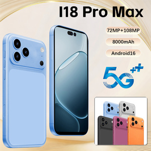 I18 Pro Max 3PCS Screen Prot. Bundle Smartphone 7.3" 120Hz OLED HD Android 16 16GB 1TB 108MP 8800mAh MTK Dimensity 5G Dual SIM - Product Image 3