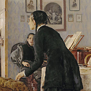 Reproducciones Realistas de Pinturas al Óleo de Alta Calidad y Tamaño Personalizado al por Mayor. No se Deje Pasar la Oportunidad. Pintura al óleo de Ilya Repin de 1884-1888 Do Not Wa - Product Image 2