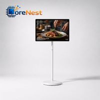 Pantalla Inteligente Móvil CoreNest con Batería, Monitor Táctil Android con Ruedas, Pantalla Inteligente para la Vida Personal