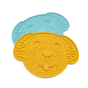 Almohadilla para lamer mantequilla de maní para perros y gatos de silicona de grado alimenticio personalizada al por mayor de fábrica, alfombrilla para lamer perros con ventosas - Product Image 4