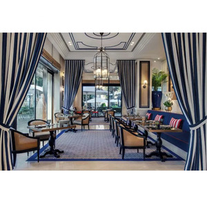 Juego Completo de Muebles de Restaurante y Hotel de Lujo de Cinco Estrellas SHIYI <span class=keywords><strong>Kempinski</strong></span>, Mesa de Comedor y Sillas para Banquetes con Chapa de HPL - Product Image 1