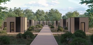 Baccelli da giardino di lusso per ufficio all'aperto baccelli da campeggio piccola Casa di lusso Flat Pack Casa Casa modulare prefabbricate capsule per <span class=keywords><strong>Hotel</strong></span> - Product Image 6