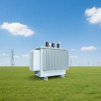 Transformateurs électriques immergés en cuivre fiables triphasés 400 V 100 200 250 kVA 10 33 35 kV 5000 kVA pour la distribution réseau