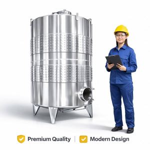 Stainless Steel Sloping Flat Bottom Red <b>Wine</b> Fermentation Tanks 5000L Cooling System With Capacities up to 10000L - Product Image 6