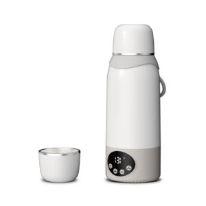 Draadloze elektrische draagbare 500ml USB-waterkoker pasteurisatie 316L roestvrij staal babyvoeding melkwarmer voor reizen, thuis en hotel - Product Image 1