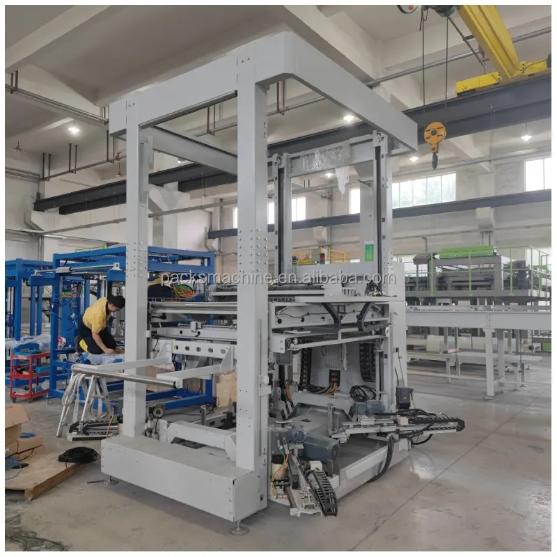 Máquina envolvedora de palés con capucha elástica confiable de China para aplicaciones industriales