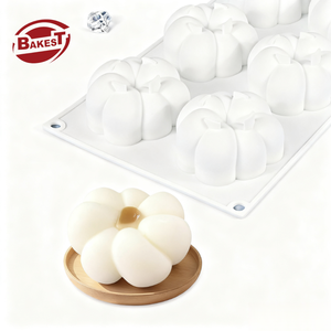 Molde de Silicona Resistente al Calor Ecológico de Alta Calidad, Molde para Pastel de Mousse con Forma de Pétalo de Nube, Postre Francés, Té de la Tarde, Reutilizable, Bolsa OPP - Product Image 5