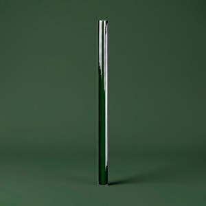 Piastrella Corner Creta 25 Verde Scuro, Spessore 6 mm, 1x25 cm, Finitura Lucida, Bordi Irregolari - Product Image 1