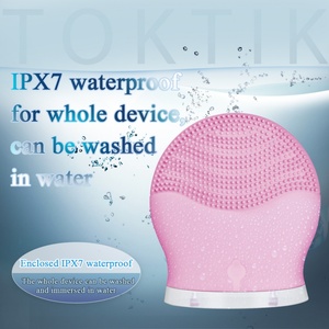 Best Selling Portable Electric Silicone Scrubber Hand-Held Deep Face Cleaning Instrument for Beauty Health Skin Care Facial - Product Image 5