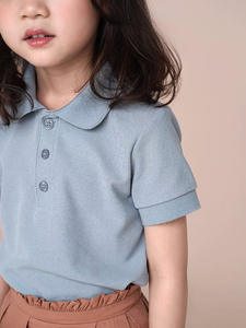 Verano 100% algodón 220 GSM impresión Digital personalizada Logo manga corta Dry Fit niños Polo camisa uniformes escolares - Product Image 3