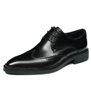 Chaussures Oxford en cuir véritable pour homme, blanches, faites à la main, de haute qualité, personnalisées, imperméables, pour l'automne, les soirées, les mariages, décontractées - Product Image 5