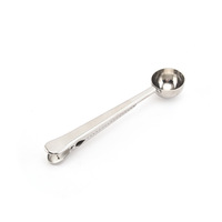 Cuillères doseuses multicolores en acier inoxydable avec clip de fermeture pour sac, SUS 304, mesure précise pour la cuisine, la pâtisserie, le café, le thé