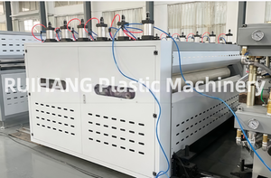 Ligne de production de panneaux de coffrage en plastique PP 1220x2440mm, machine à fabriquer des plaques en plastique ondulé creux PP - Product Image 2