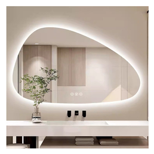 <span class=keywords><strong>Espejo</strong></span> LED Inteligente para Baño, Circular, Cuadrado, Redondo, Rectangular, con Iluminación LED, para Hotel, a Buen <span class=keywords><strong>Precio</strong></span> - Product Image 1