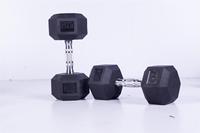 Vente en gros d'haltères hexagonaux en caoutchouc 2.5-100lbs (1.25-45kg) - Gym & équipement de fitness à domicile