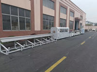 Ligne de production automatique de panneaux et de profilés de porte en WPC à double vis - Ligne de production de portes en WPC