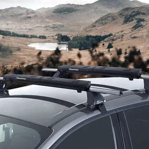 Phổ Car Mềm Roof Rack Pads Hành Lý Carrier Cho Kayak Ván Lướt Sóng Với Tie Xuống Dây Đeo Roof Rack Pad