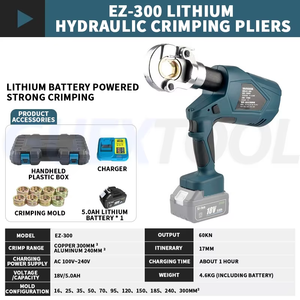 Electric Hydraulic Pliers Lithium Battery Rechargeable <b>Wire</b> Terminal <b>Wire</b> Pliers Portable Fast Electrical Hydraulic <b>Tools</b> - Product Image 6