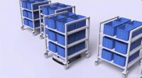 Robot AGV Maxdom pour la manutention automatique, stockage en atelier, transport autonome intelligent, AGV qui économise la main-d'œuvre, AMR